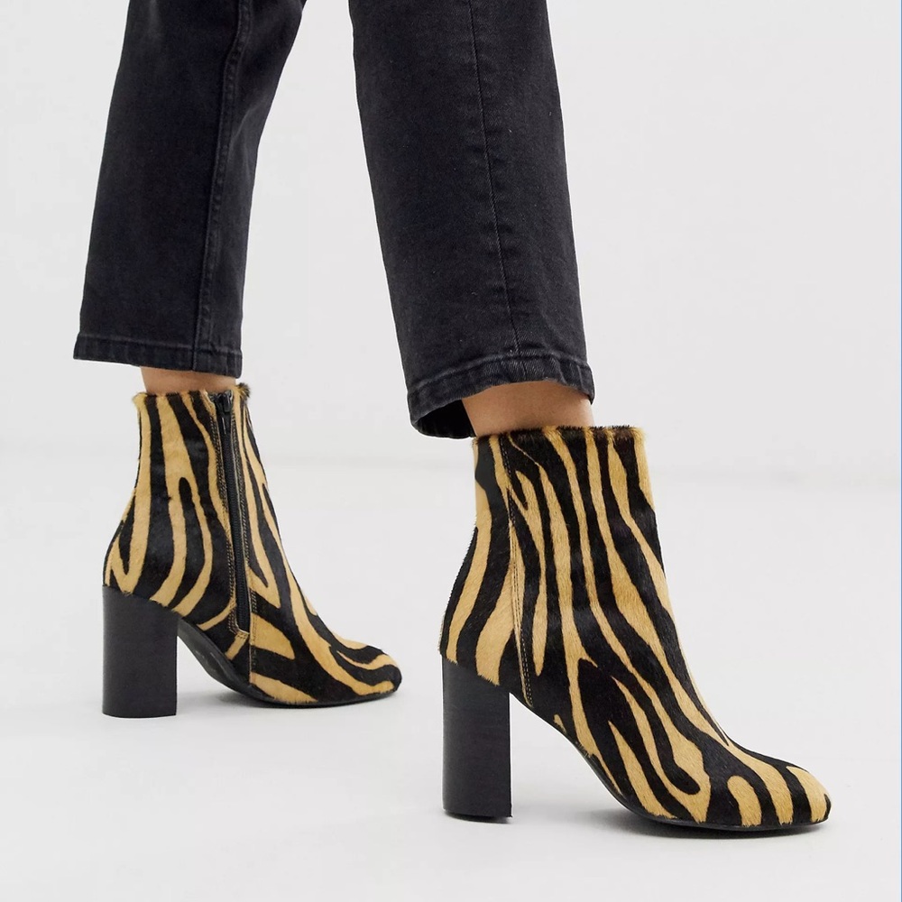 ASOS Zebra Pony Boots